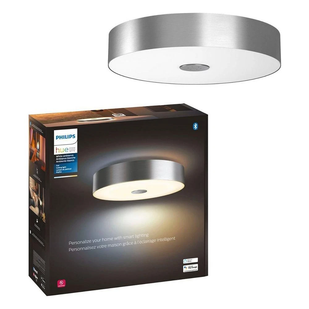 商品Philips Hue|White Ambiance Fair Semi-Flushmount Light Ceiling Light,价格¥2015,第1张图片