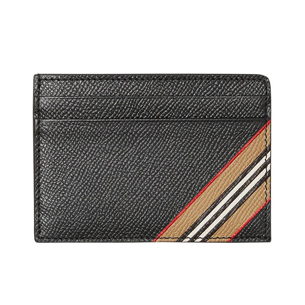 商品Burberry|BURBERRY 黑色男士短款钱夹 8033074,价格¥1145,第1张图片