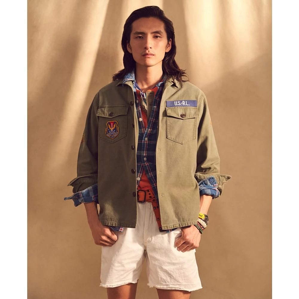 商品Ralph Lauren|Men's Cotton Classic-Fit Peace Love Polo Shirt,价格¥1812,第5张图片详细描述