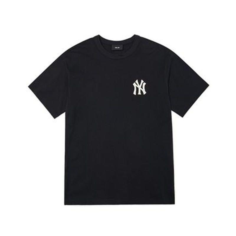 MLB 纽约洋基队 后背logo圆领短袖T恤 男女同款商品第1张图片规格展示