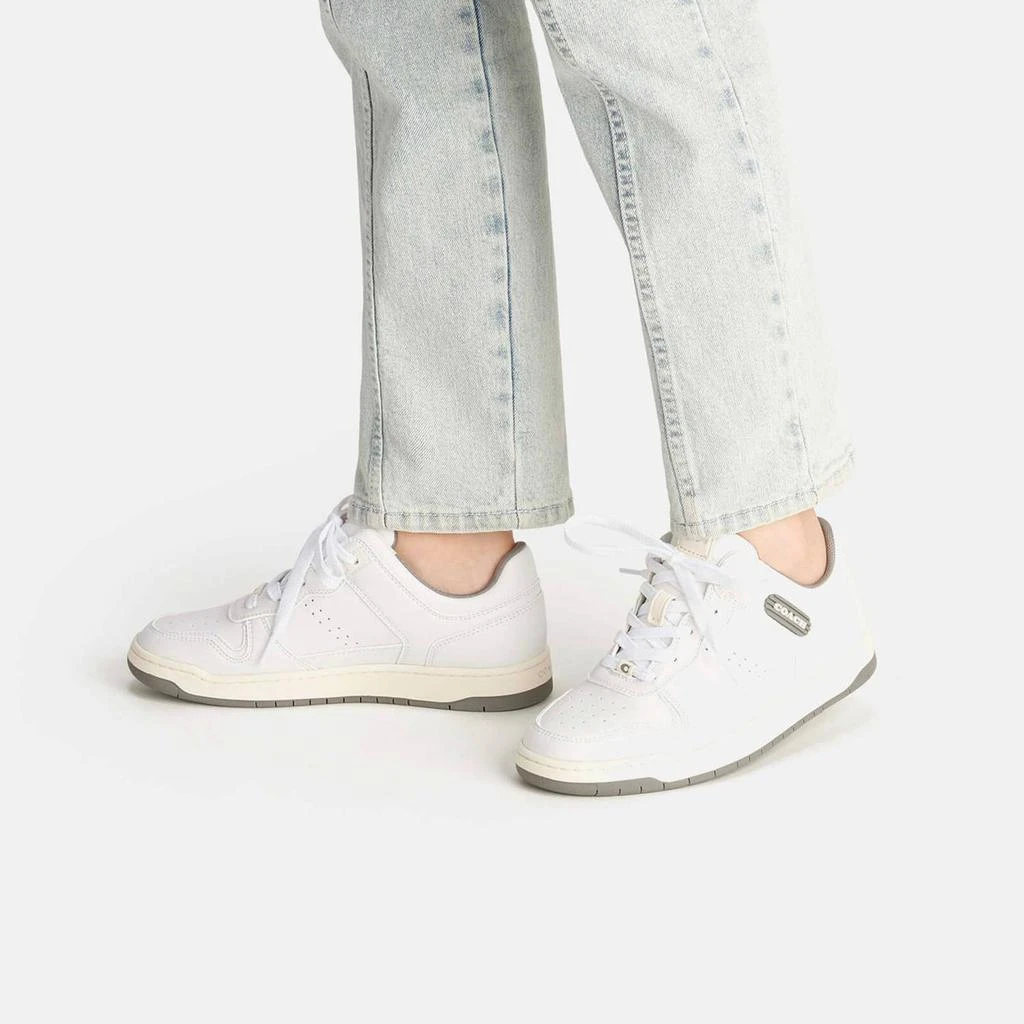 商品Coach|Coach Women's C201 Basket Leather Trainers,价格¥2374,第2张图片详细描述