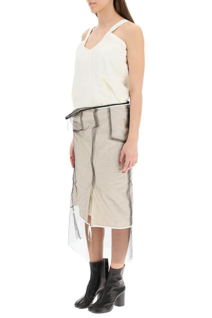商品MAISON MARGIELA|Maison margiela padded calico midi dress,价格¥6192,第4张图片详细描述