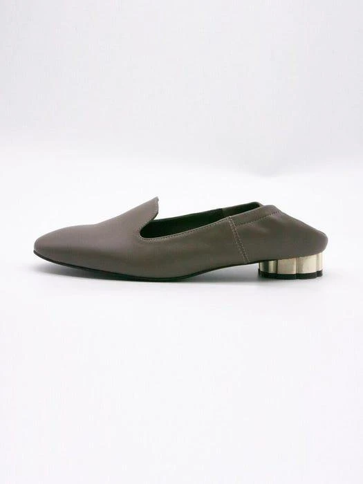 Pointed Heel Loafers GREY 商品