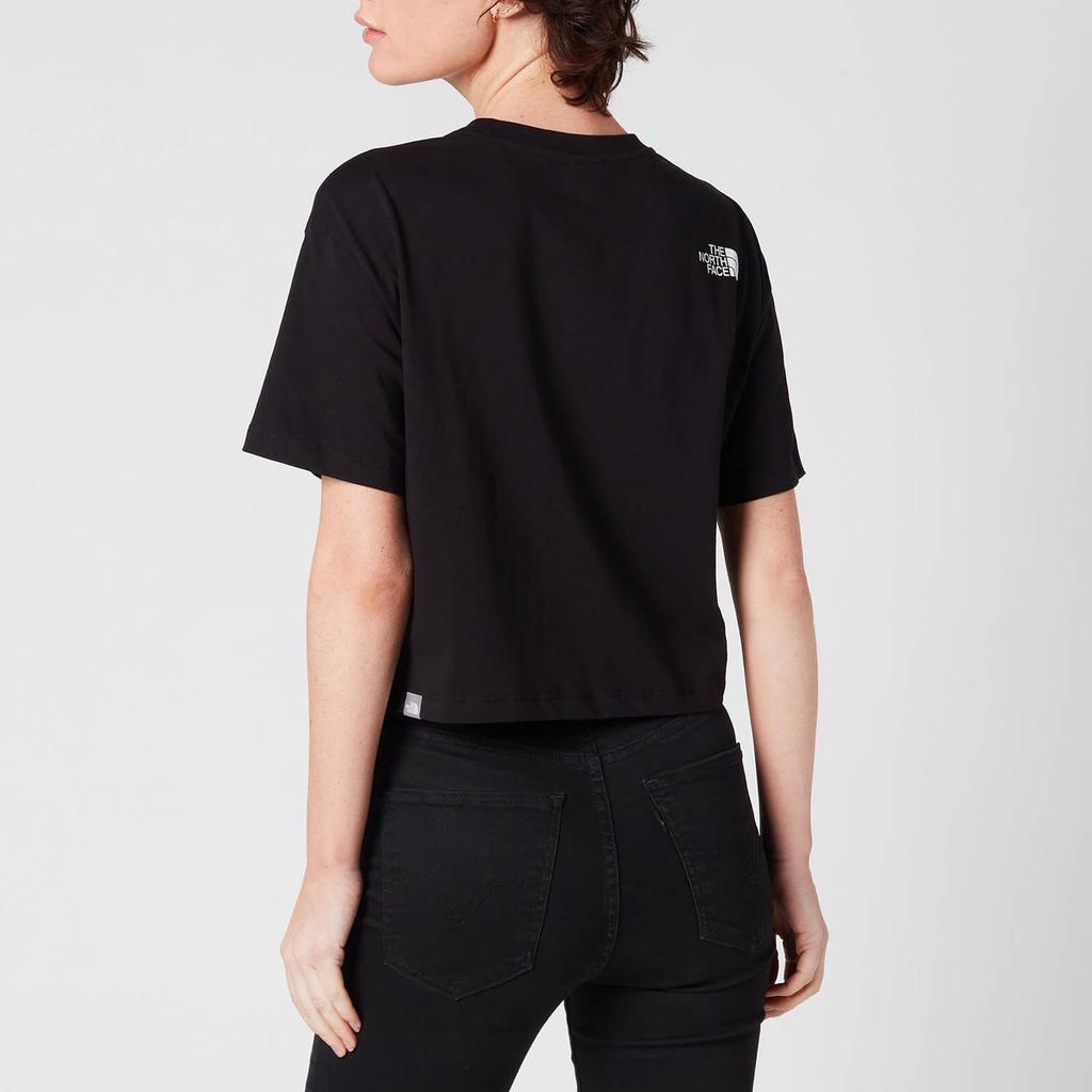 The North Face Women's Cropped Simple Dome Short Sleeve T-Shirt - TNF Black商品第2张图片规格展示