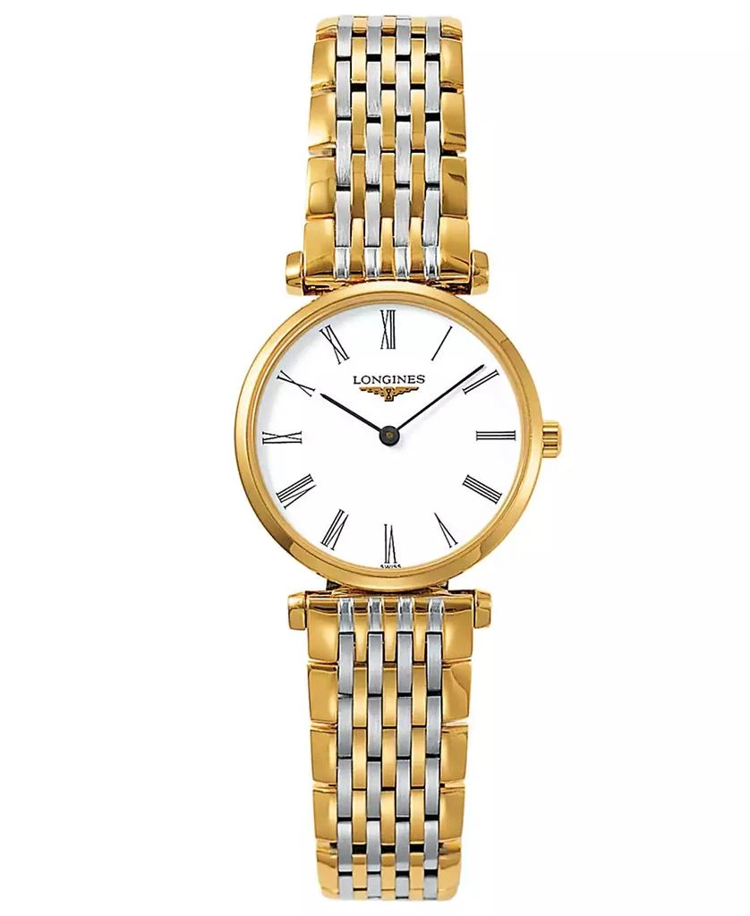 商品Longines|Women's La Grande Classique de Longines Two Tone Stainless Steel Bracelet Watch L42092117,价格¥10103,第1张图片