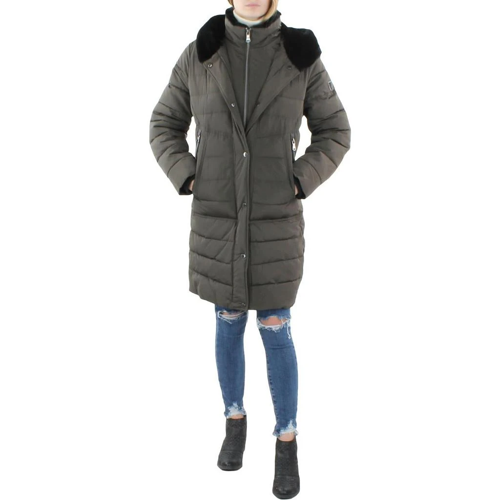 商品Vince Camuto|Vince Camuto Womens Warm Midi Down Coat,价格¥486,第1张图片