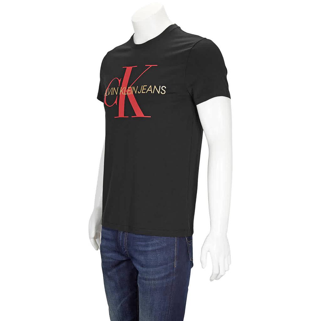 Calvin Klein Mens CNY Capsule Monogram Slim Fit T-Shirt, Size Large商品第2张图片规格展示