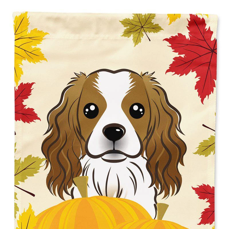 商品Caroline's Treasures|Polyester Cavalier Spaniel Thanksgiving Garden Flag 2-Sided 2-Ply,价格¥136,第1张图片