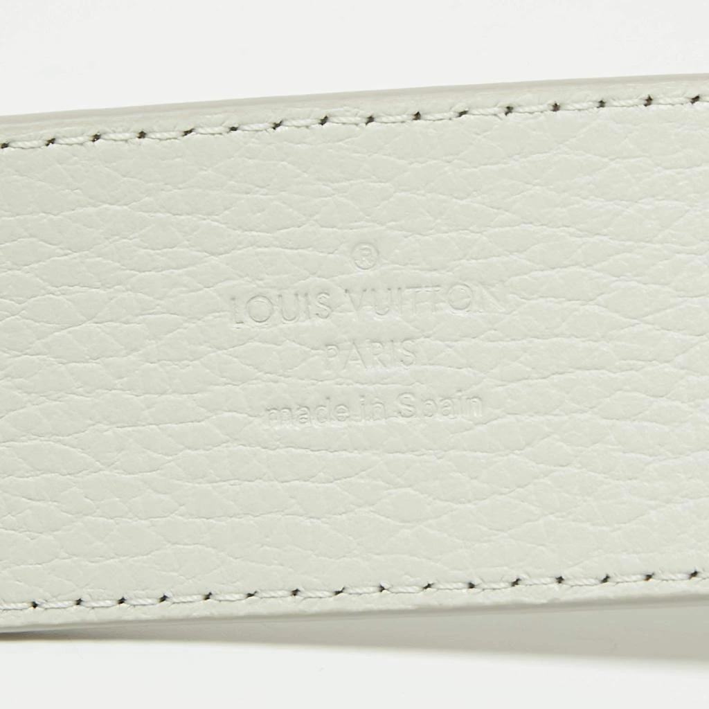 商品[二手商品] Louis Vuitton|Louis Vuitton White/Orange Leather LV Prism Belt 95CM,价格¥4370,第4张图片详细描述
