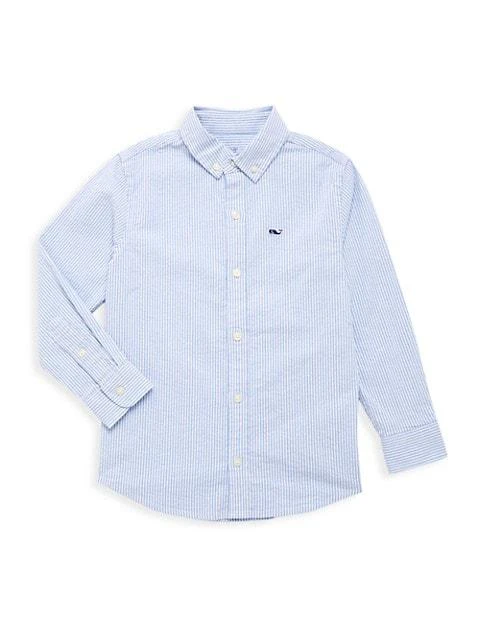 商品Vineyard Vines|Little Boy's &amp; Boy's Classic-Fit Seersucker Shirt,价格¥222,第1张图片