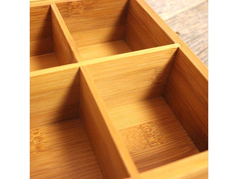 商品BergHOFF|Bamboo Tea Box Set 2pc (Flatware Caddy 9.75" & Tea Box 12"),价格¥435,第3张图片详细描述