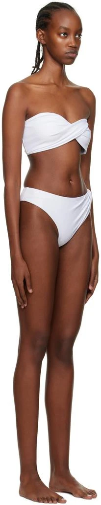 商品ROSETTA GETTY|White Twisted Bikini,价格¥768,第2张图片详细描述