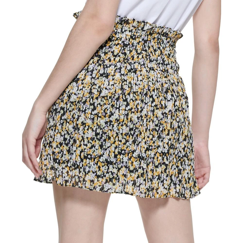 商品Karl Lagerfeld Paris|Women's Printed Pleated Mini Skirt,价格¥149,第2张图片详细描述