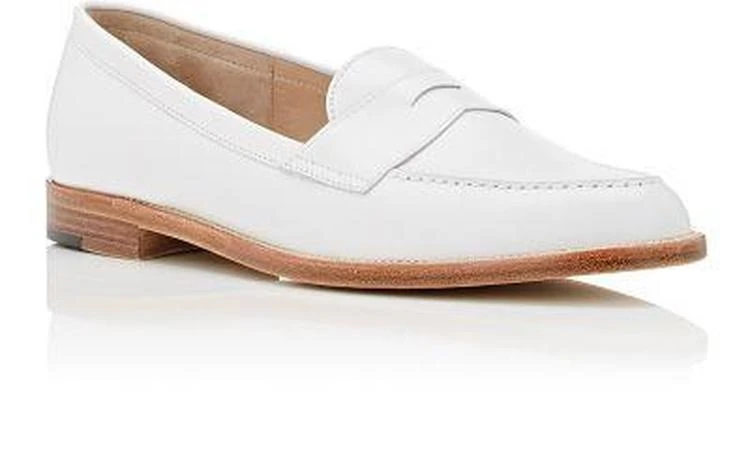 商品Manolo Blahnik|Vazca Leather Penny Loafers,价格¥5540,第2张图片详细描述