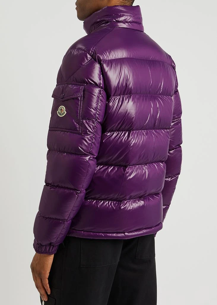 Maya purple hooded quilted shell jacket 商品