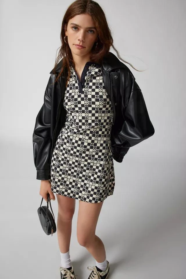 商品Urban Outfitters|UO Hazel Printed Mini Dress,价格¥303,第1张图片