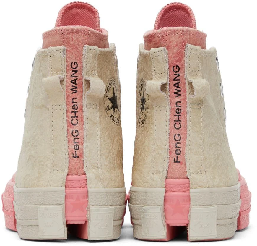 商品Converse|Pink & Beige Feng Chen Wang Edition 2-in-1 Chuck 70 Hi Sneakers,价格¥842,第4张图片详细描述