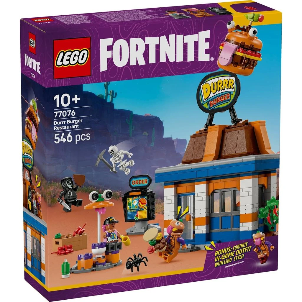 商品LEGO® Fortnite® Durrr Burger Restaurant Video Game Toy 77076,价格¥679,第2张图片详细描述