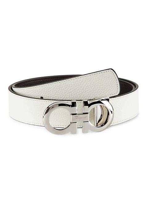 商品Salvatore Ferragamo|Branded Buckle Reversible Leather Belt,价格¥3878,第1张图片