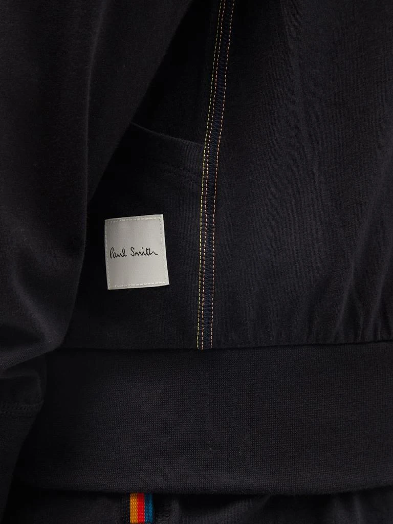 商品Paul Smith|Logo-patch zipped cotton hooded sweatshirt,价格¥591,第4张图片详细描述