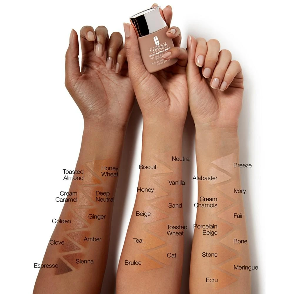 商品Clinique|Even Better Glow 粉底 SPF 15, 1-oz.,价格¥262,第3张图片详细描述