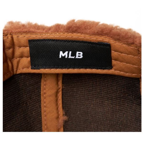 【Brilliant|包邮包税】MLB 羊羔绒 秋冬保暖 棒球帽 棕色 白色NY达标 3ACPFDI16-50BRS商品第6张图片规格展示