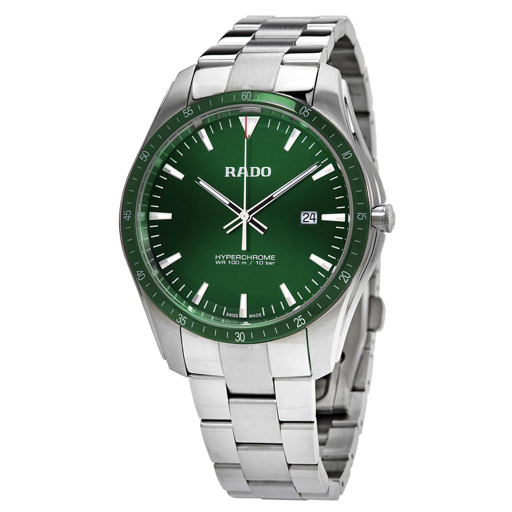 Pre-owned Rado Hyperchrome Green Dial Mens Watch R32502313商品第1张图片规格展示