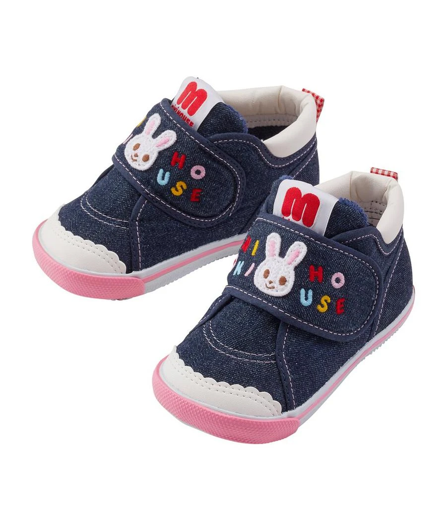 商品Miki House|Denim Low-Top Sneakers,价格¥2065,第1张图片