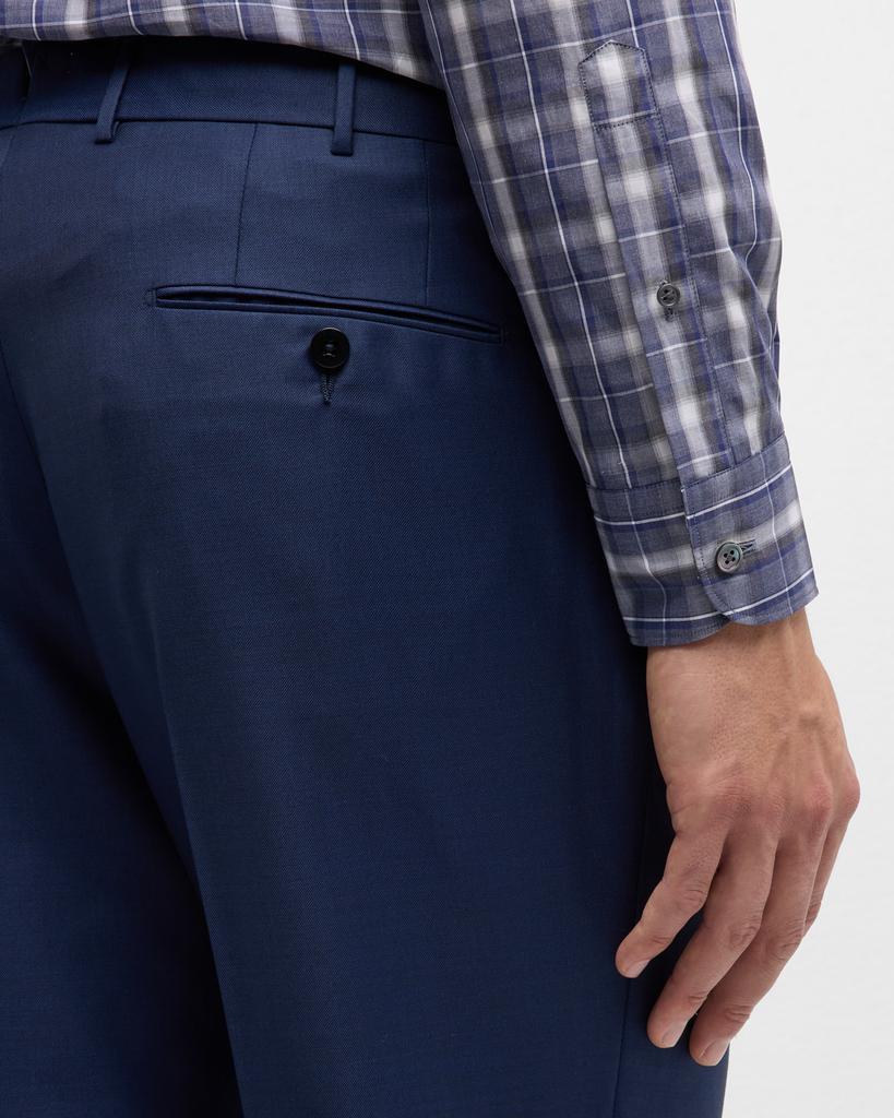 商品Zegna|Men's Cotton Plaid Sport Shirt,价格¥3710,第5张图片详细描述