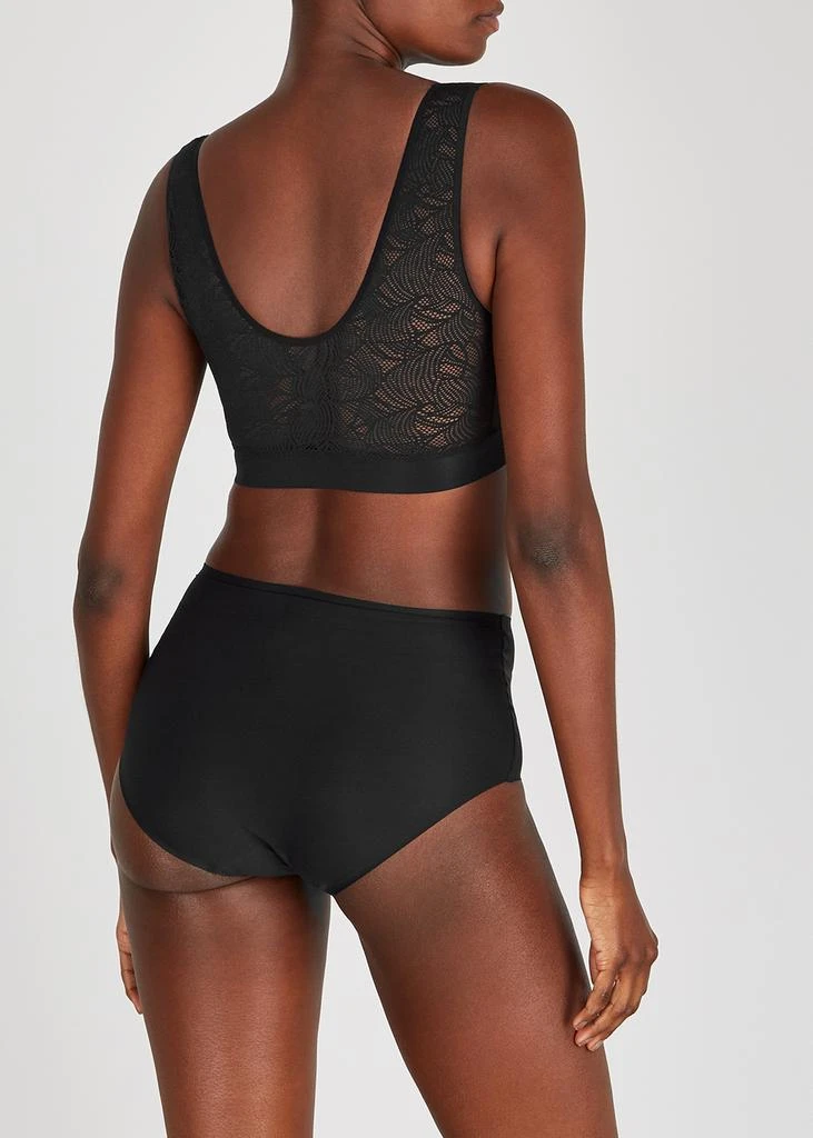 商品Chantelle|Soft Stretch black lace-trimmed bralette,价格¥507,第3张图片详细描述