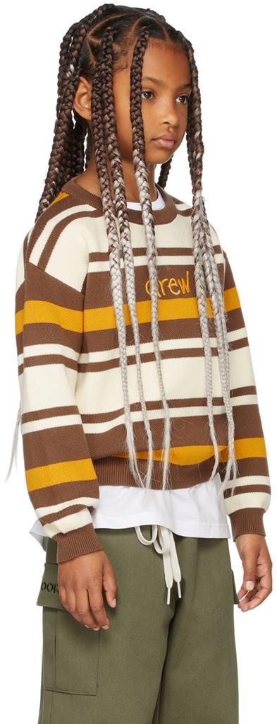 商品Drew House|SSENSE Exclusive Kids Brown Scribble Sweater,价格¥1367,第4张图片详细描述