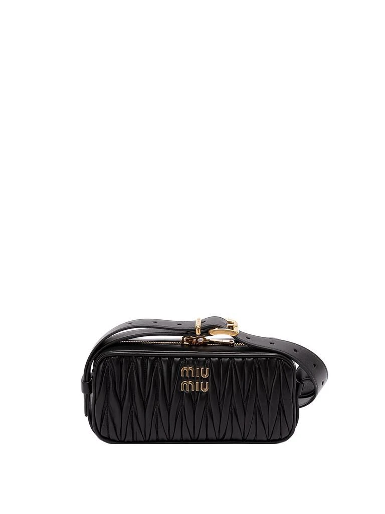 商品Miu Miu|Miu Miu Nappa Leather Shoulder Bag,价格¥11129,第1张图片