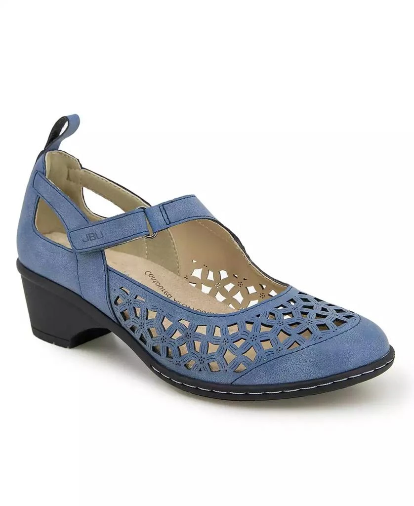 商品JBU|Women's Jolene Memory Foam Insole Cone Heel Shoe,价格¥670,第1张图片