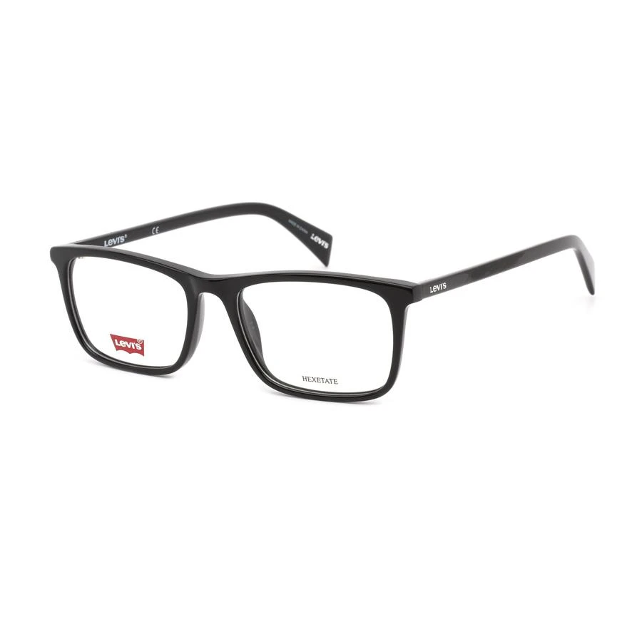 商品Levi's|Levi's Mens Black Rectangular Eyeglass Frames LV100408070053,价格¥216,第1张图片