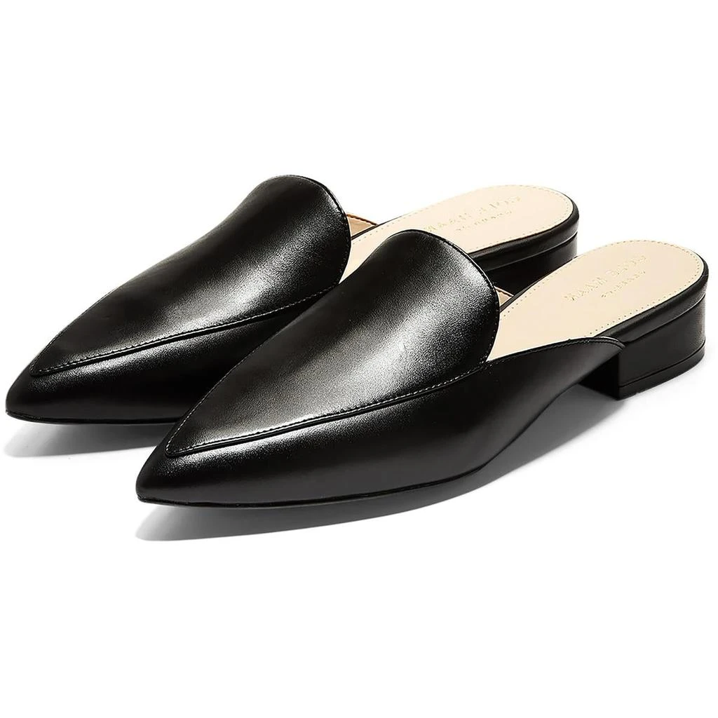 商品Cole Haan|Cole Haan Womens Piper Leather Pointed Toe Mules,价格¥615,第3张图片详细描述