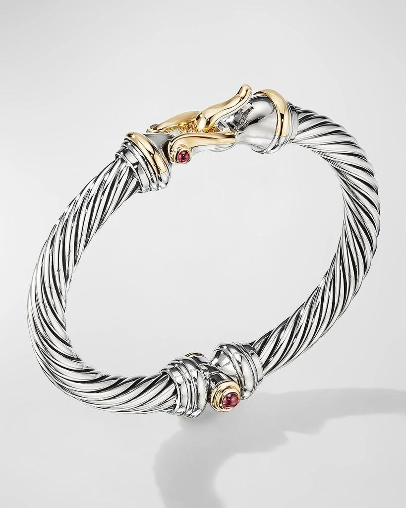 商品David Yurman|7mm Buckle Cable Bracelet in Silver,价格¥15055,第3张图片详细描述