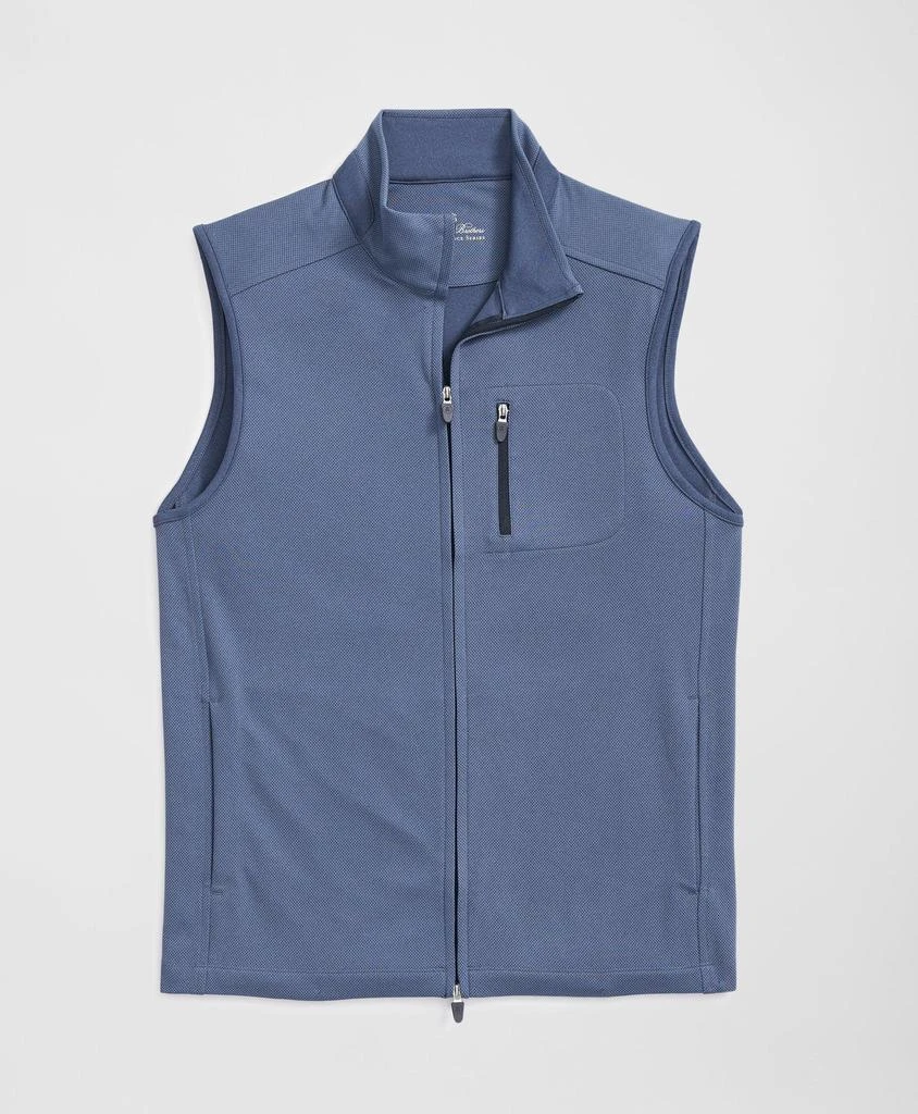 商品Brooks Brothers|Performance Series Full-Zip Pique Vest,价格¥741,第1张图片