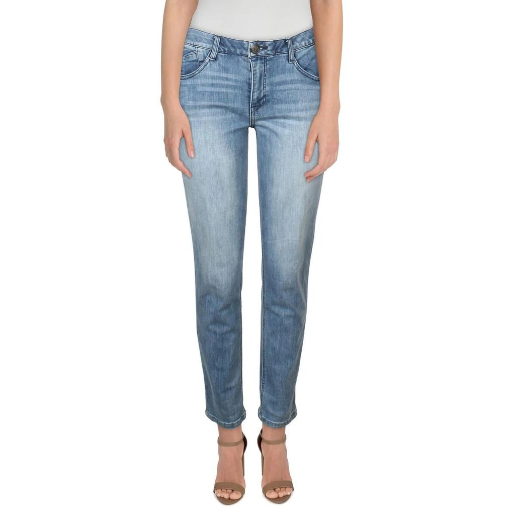 商品Democracy|Democracy Womens Petites Distressed Slimming Skinny Jeans,价格¥198,第1张图片