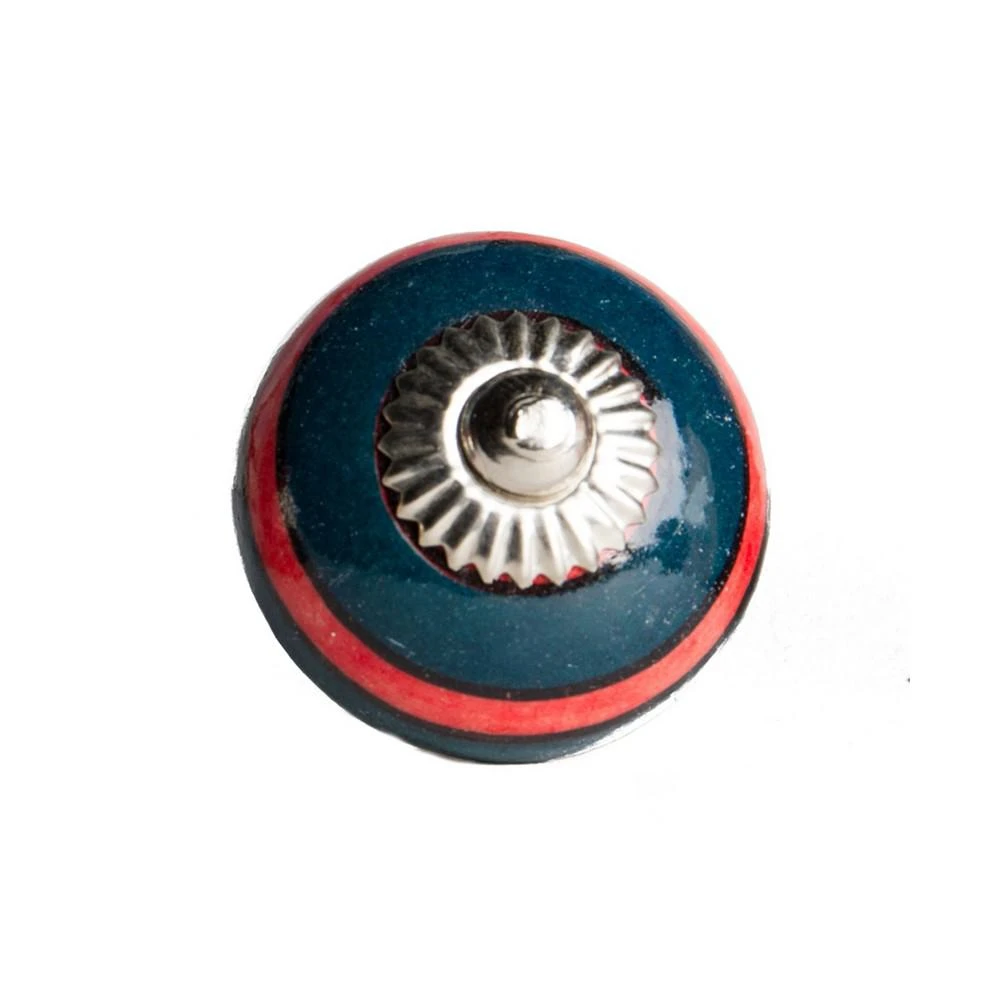 商品KNOB-IT|Handpainted Ceramic Knob Set of 8,价格¥313,第2张图片详细描述