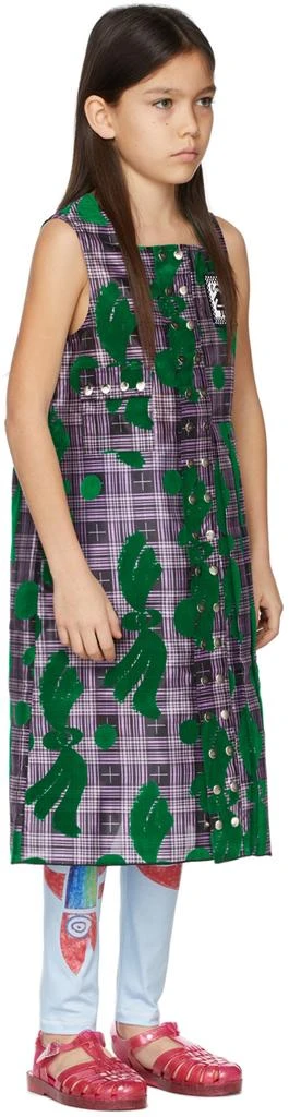 商品CHOPOVA LOWENA|SSENSE Exclusive Kids Purple & Green Kilt Dress,价格¥860,第3张图片详细描述
