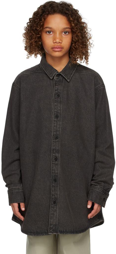 商品Essentials|Kids Black Denim Shirt,价格¥243,第4张图片详细描述
