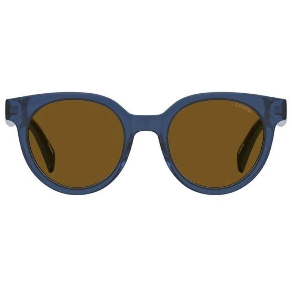 商品Levi's|Levi's Unisex Sunglasses - Blue Cat Eye Frame Brown Lens | LEVI LV 1009/S 0PJP/70,价格¥242,第2张图片详细描述