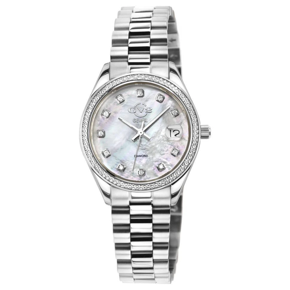 商品Gevril|GV2 by Gevril Turin Diamond Women's Watch,价格¥6461,第1张图片