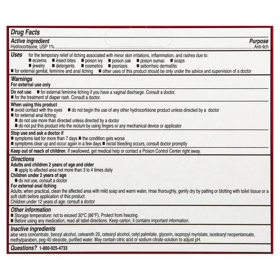 Hydrocortisone Cream 1% Aloe商品第2张图片规格展示