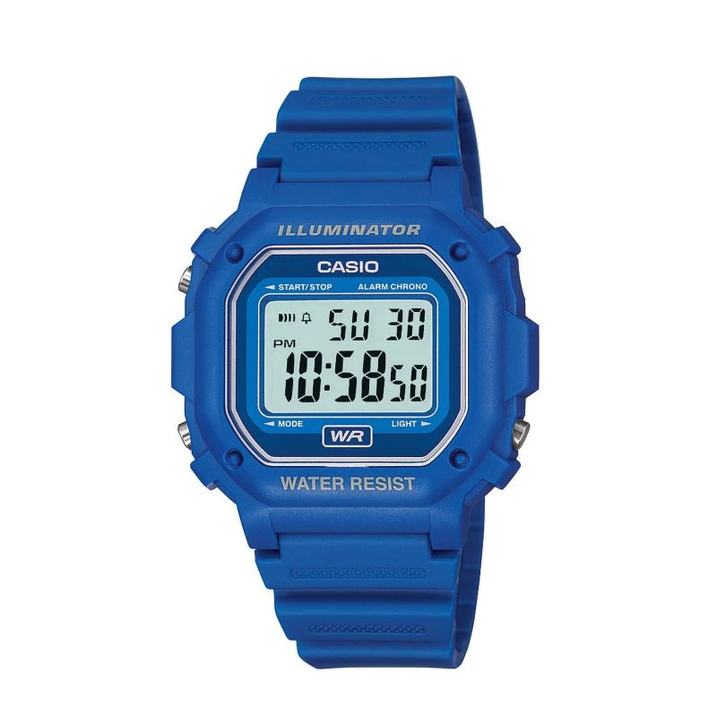 商品Casio|Unisex Casio Classic Alarm Chronograph Watch F-108WH-2AEF 卡西欧手表,价格¥203,第1张图片