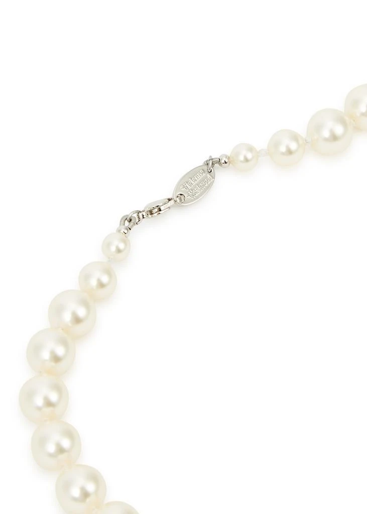 商品Vivienne Westwood|Bas Relief Swarovski pearl orb necklace,价格¥1983,第4张图片详细描述