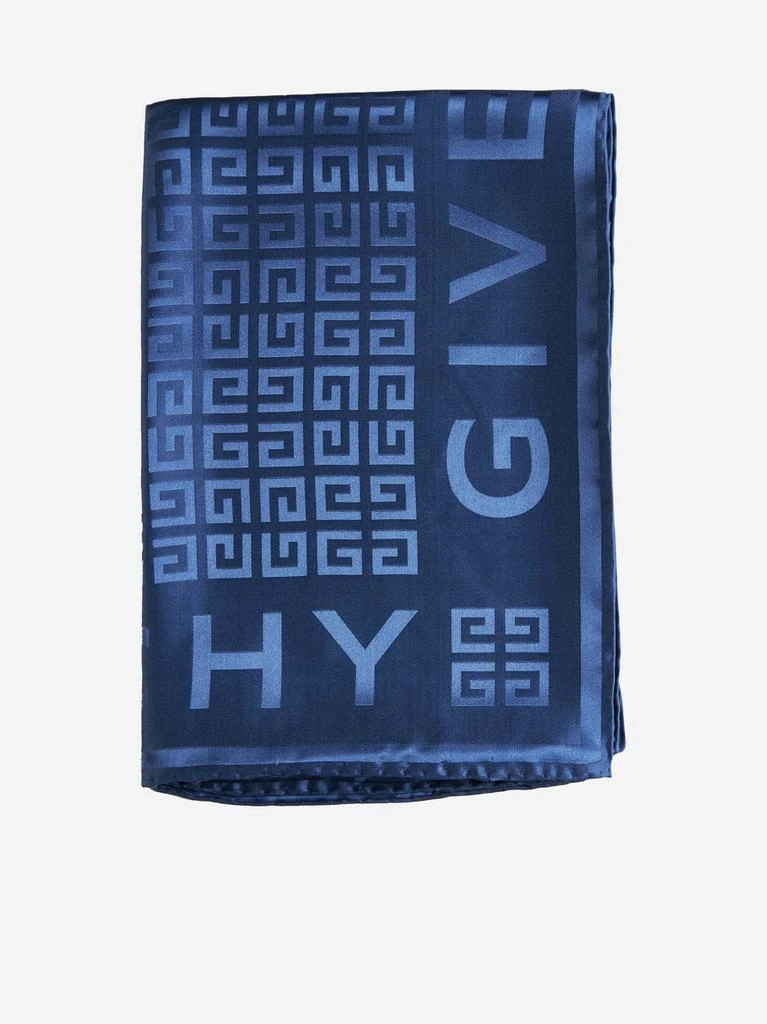 商品Givenchy|Logo and 4G silk scarf,价格¥3193,第1张图片