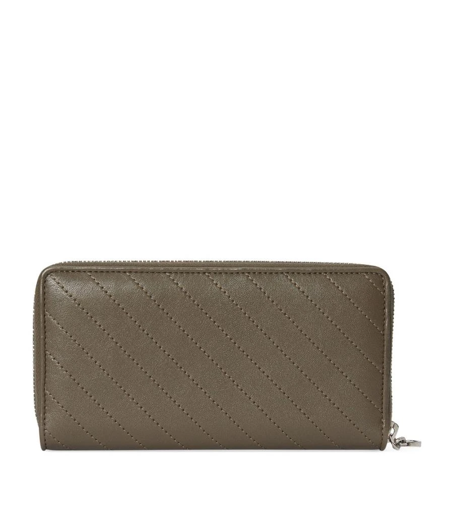 商品Gucci|Leather Blondie Zip-Around Wallet,价格¥6174,第2张图片详细描述