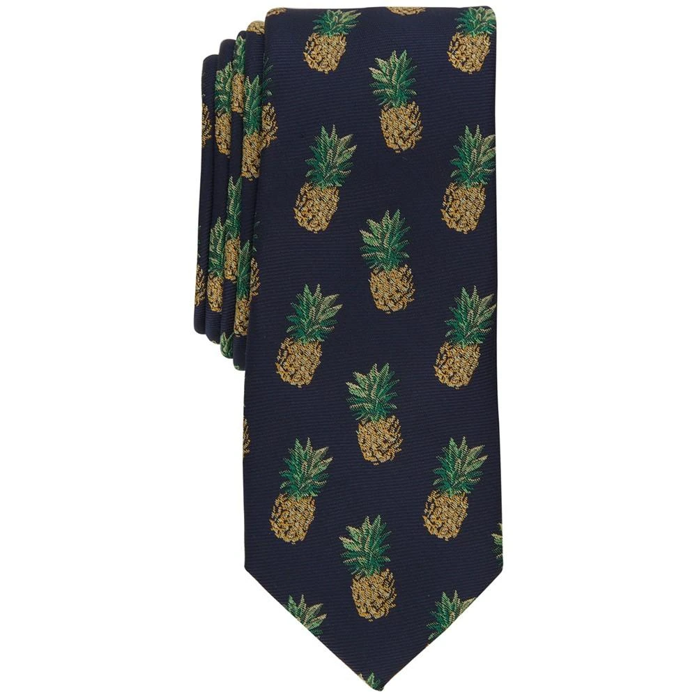 商品Bar III|Men's Pineapple Graphic Tie, Created for Macy's,价格¥165,第1张图片