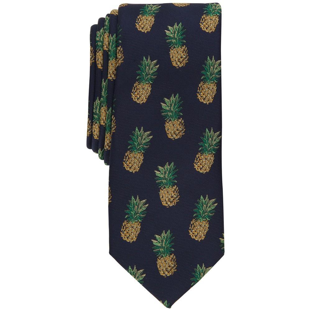 商品Bar III|Men's Pineapple Graphic Tie, Created for Macy's,价格¥163,第1张图片